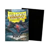 5 Dragon Shield Standard Black Matte – 100 Bustine Protettive