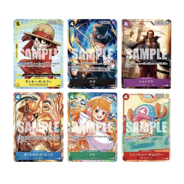 Mc-donald One Piece Card Game – Promo McDonald’s Japan (Set Completo 6 Carte)