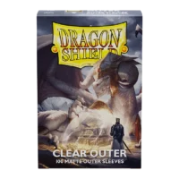 DS-clear outer Dragon Shield – Matte Clear Outer Standard Sleeves (100 Sleeves)