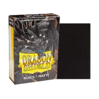 Dragon Shield – Black Matte – Mini/Japanese Size (60 Sleeves)