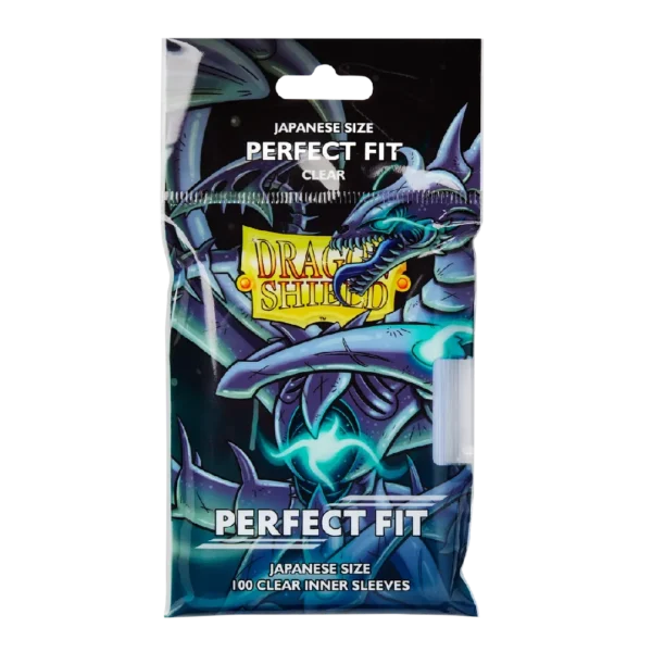 Dragon Shield &ndash; Perfect Fit Clear &ndash; Japanese Size (100 Sleeves)