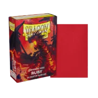 ds-ruby Dragon Shield – Ruby Matte – Mini/Japanese Size (60 Sleeves)
