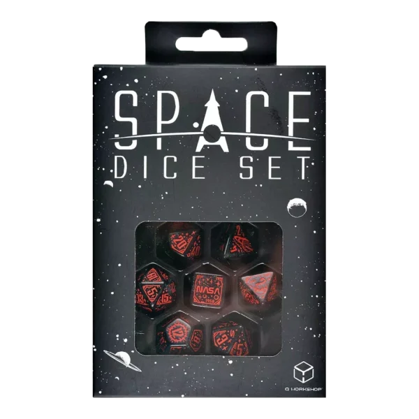 Space Dice Set – Set di Dadi Poliedrici Tema Spazio