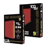 zip binder 9-rosso TcgLab – 9-Pocket Trading Card Binder con Zip - Rosso