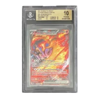 moltresex Beckett 10 Pristine Moltres ex del Team Rocket SAR 229/182 ITA