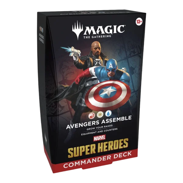 commander-avengers Magic: The Gathering – Marvel Super Heroes Commander Deck: Avengers Assemble