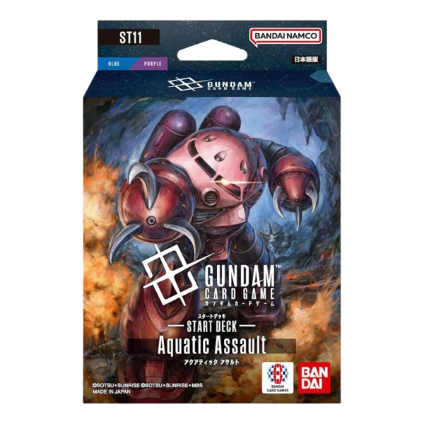 Gundam Card Game ST11 Aquatic Assault Start Deck Blue Purple