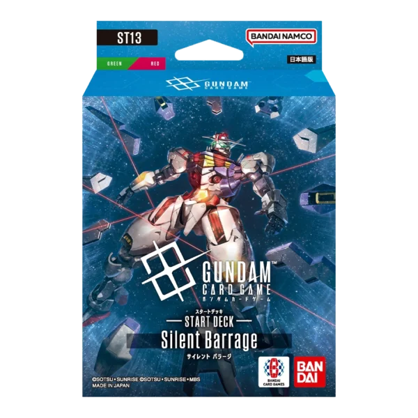 Gundam Card Game ST13 Silent Barrage Start Deck Green Red