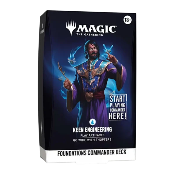 Magic Foundations Commander Deck Keen Engineering – ENG