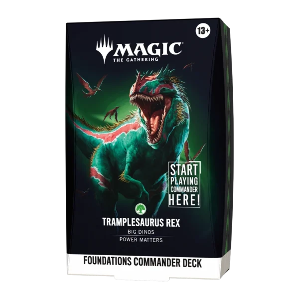 Magic Foundations Commander Deck Tramplesaurus Rex – ENG