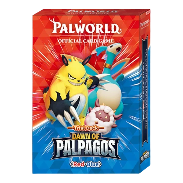 Palworld Official Card Game Trial Deck Dawn of Palpagos Red Blue – ENG